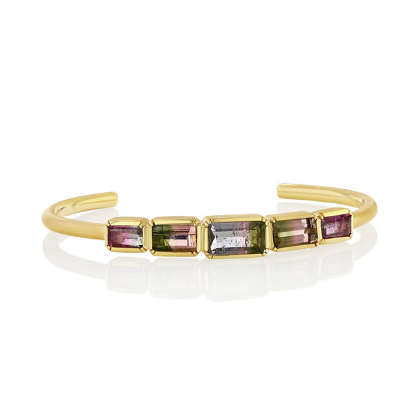 BI COLOR TOURMALINE BAUHAUS CUFF