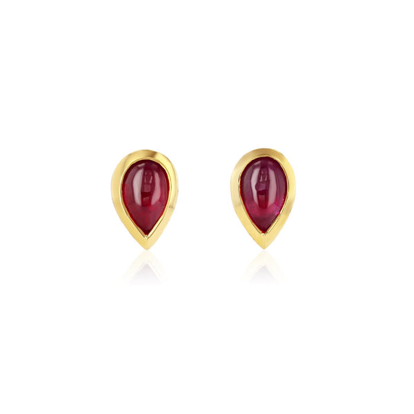 RUBY TEARDROP EARRINGS