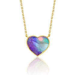 OPAL HEART NECKLACE