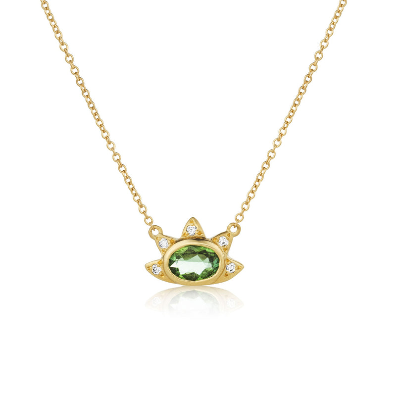 TOURMALINE SUN BEAM NECKLACE