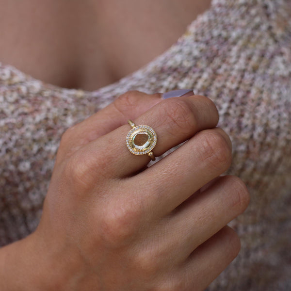 DIAMOND SLICE GALAXY RING